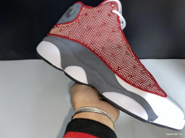 Flint Grey 13 Jordan Air 414571-600 Retro Red Gym 0604